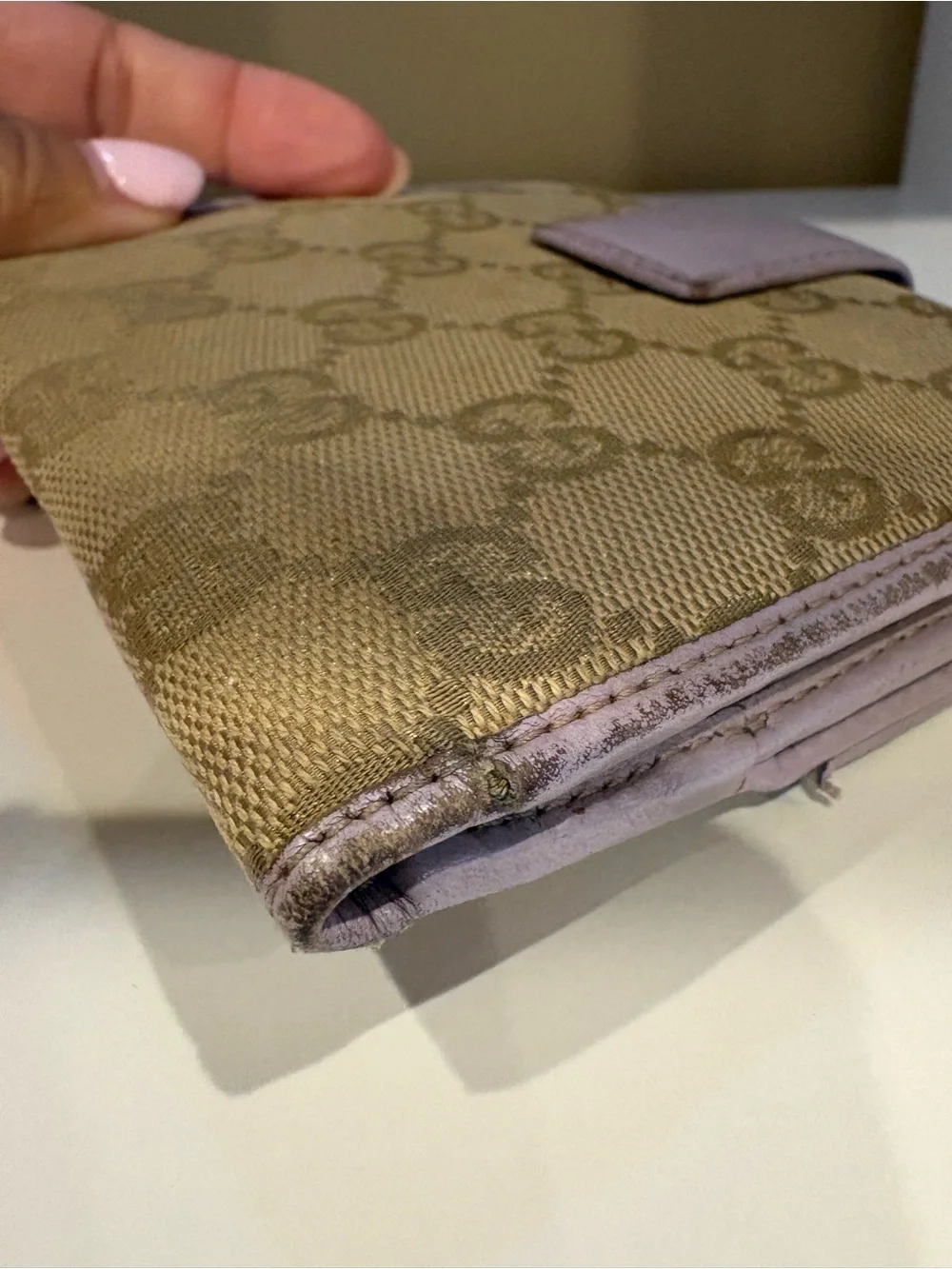 Vintage Gucci GG Canvas Wallet